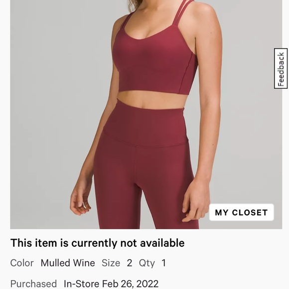 Lululemon Like A Cloud Longline B/C - Picture 4 of 4